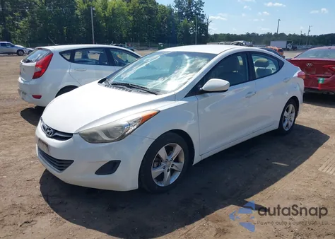 2013 Hyundai Elantra Gls из США, поврежденный, VIN 5NPDH4AE6DH406711